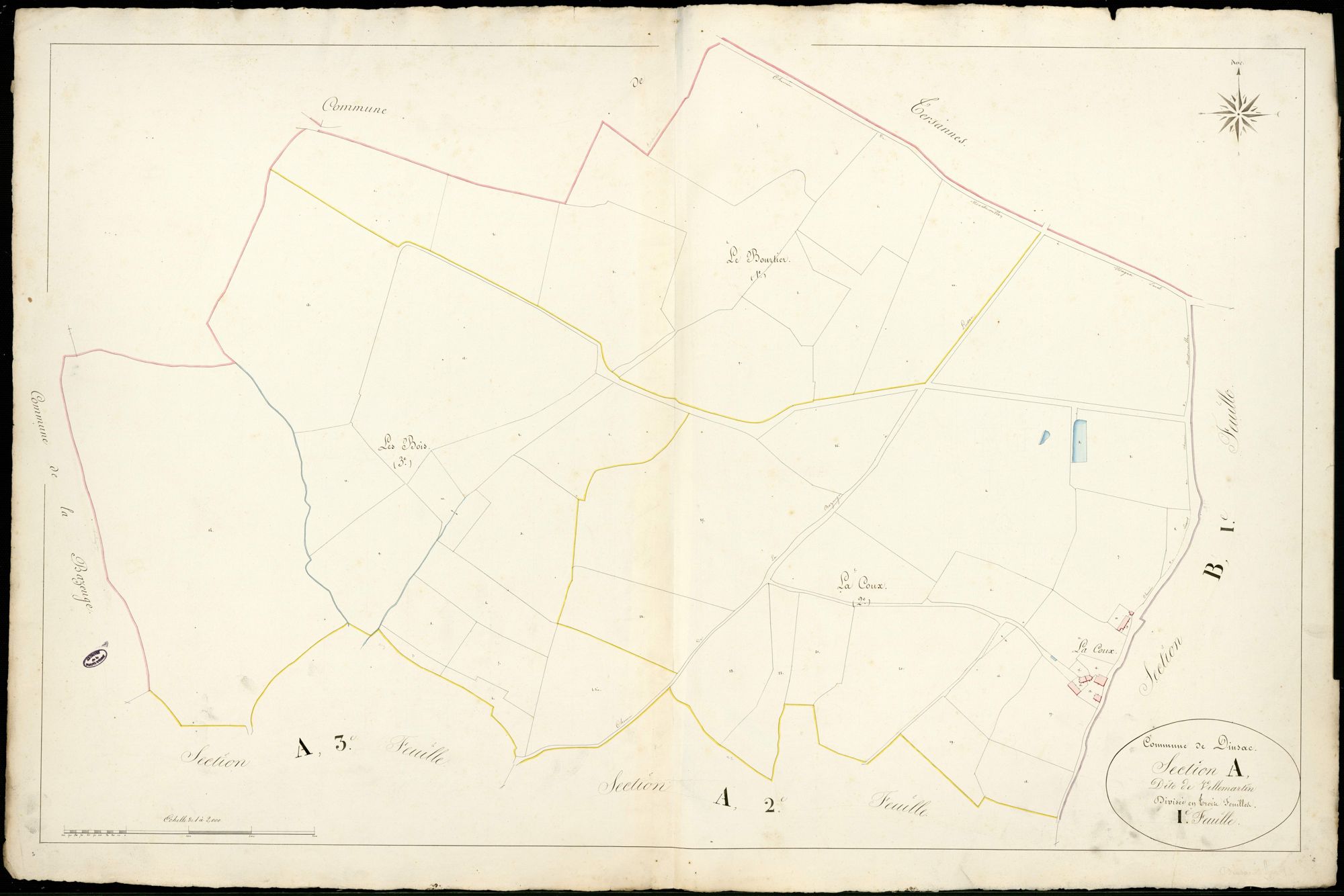 Dinsac 3 P 66 / 1 1838