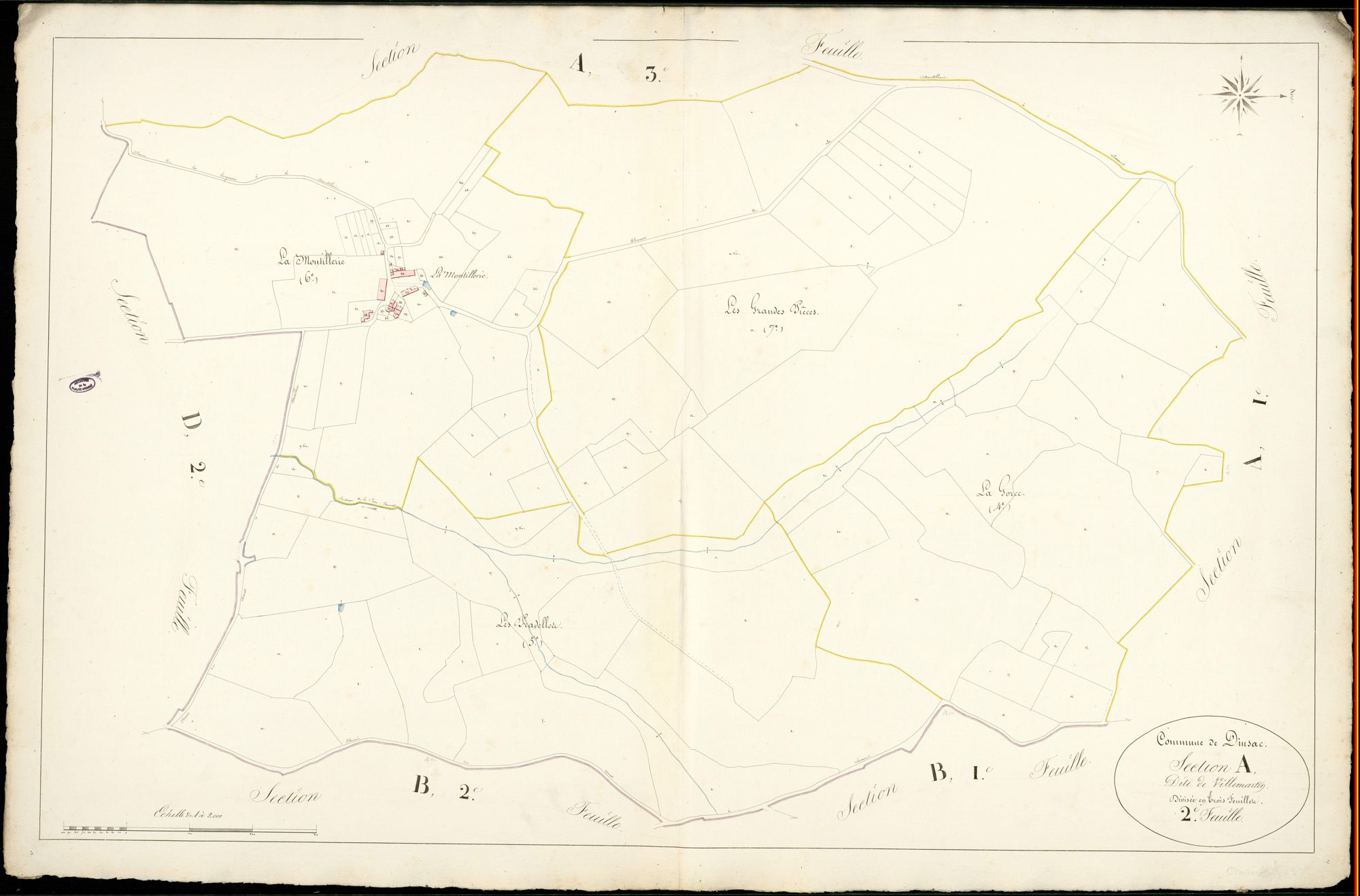 Dinsac 3 P 66 / 1 1838