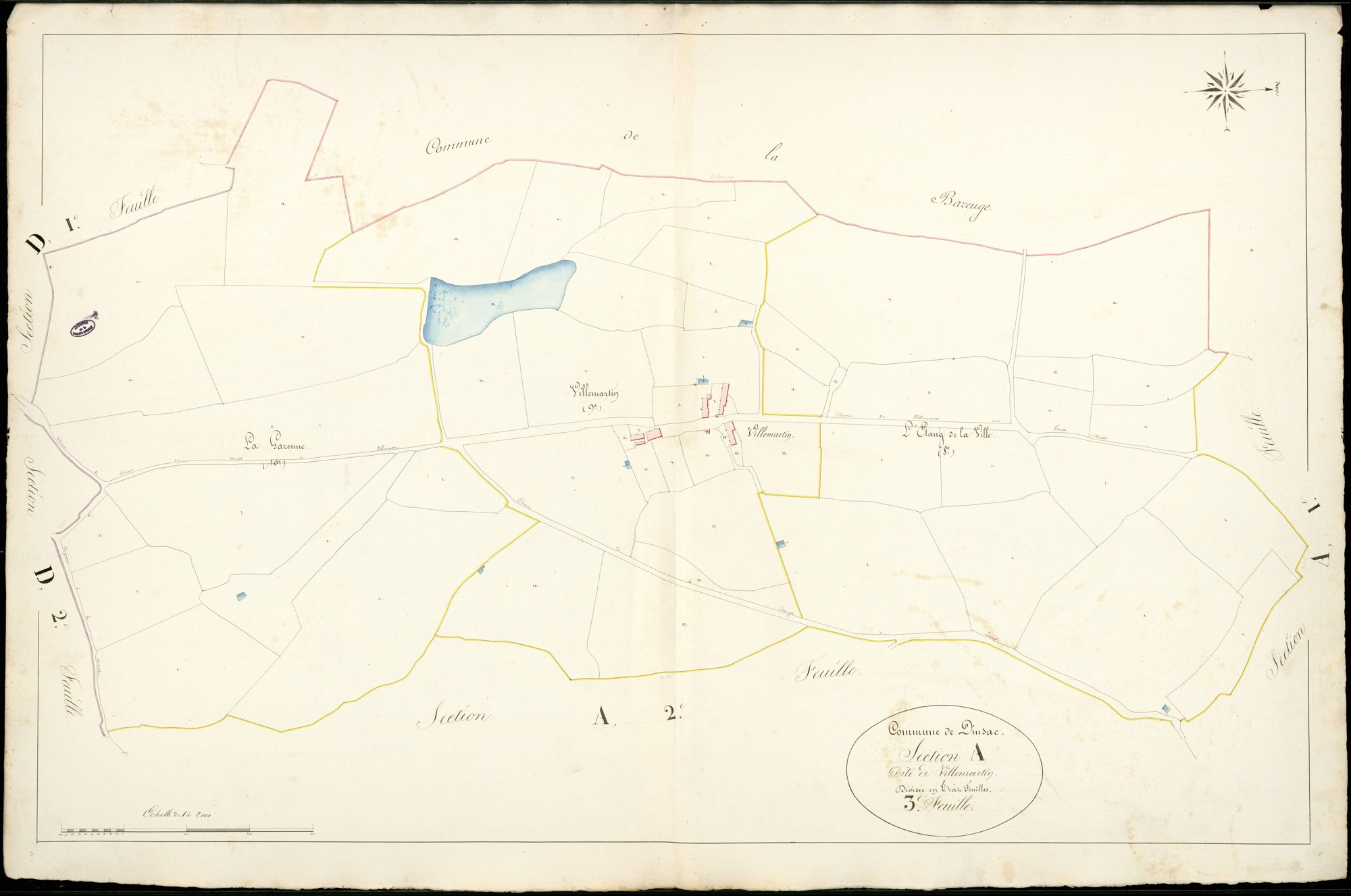 Dinsac 3 P 66 / 1 1838
