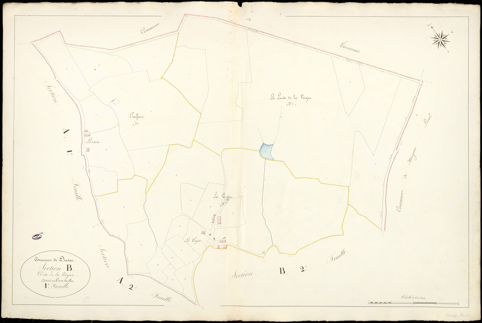 Dinsac 3 P 66 / 1 1838