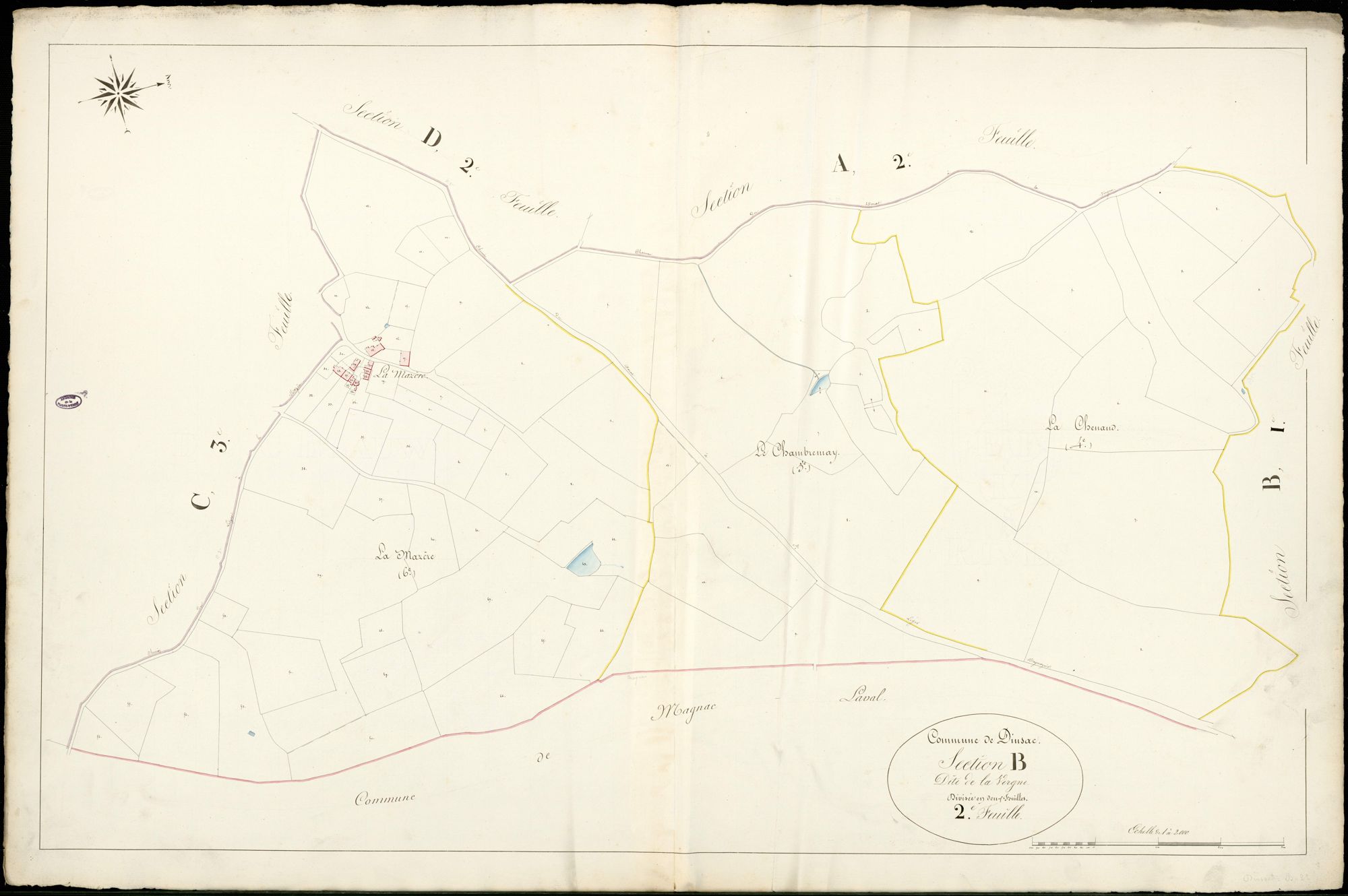 Dinsac 3 P 66 / 1 1838