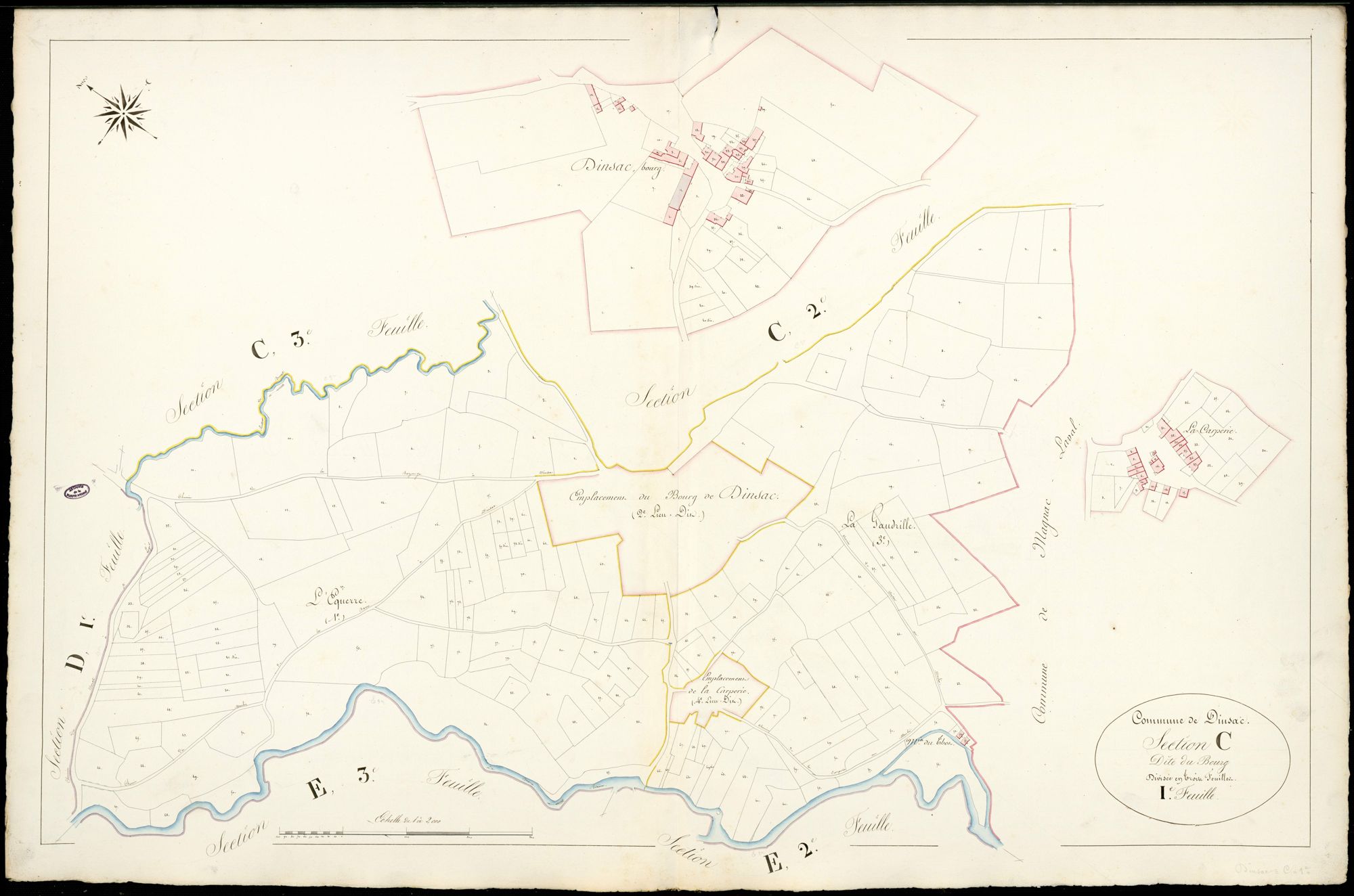 Dinsac 3 P 66 / 1 1838