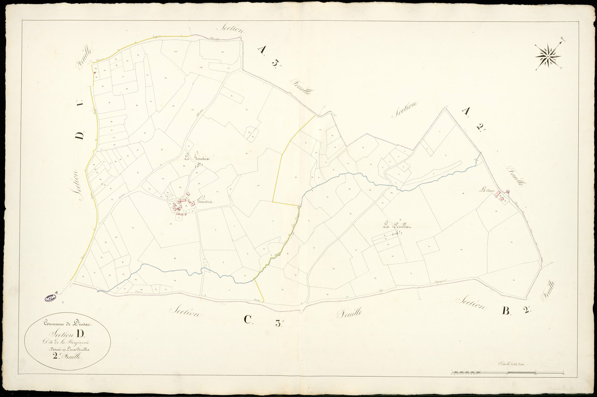 Dinsac 3 P 66 / 1 1838
