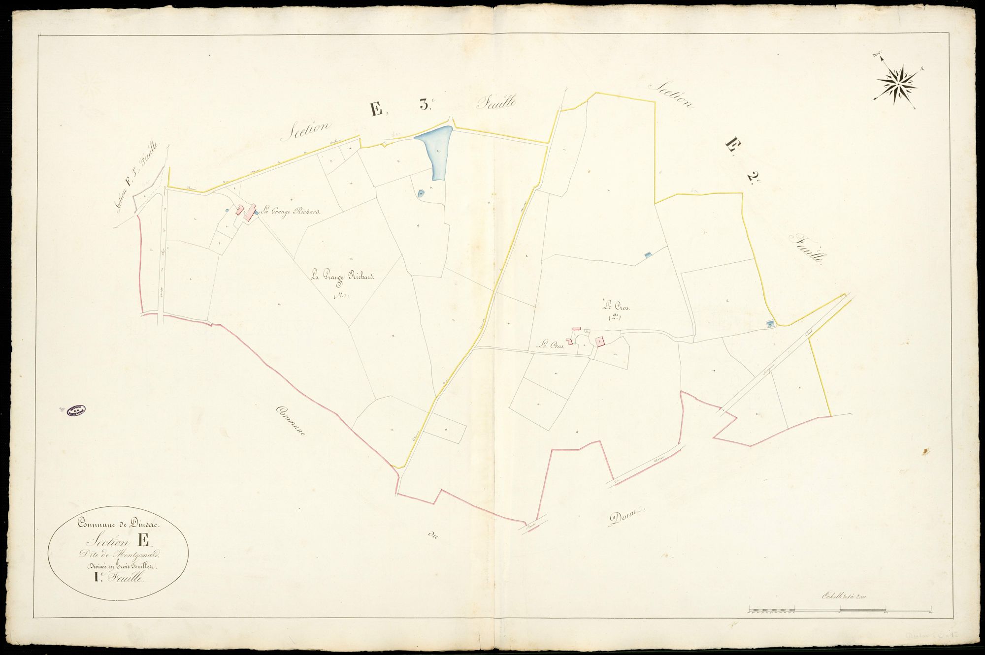 Dinsac 3 P 66 / 1 1838