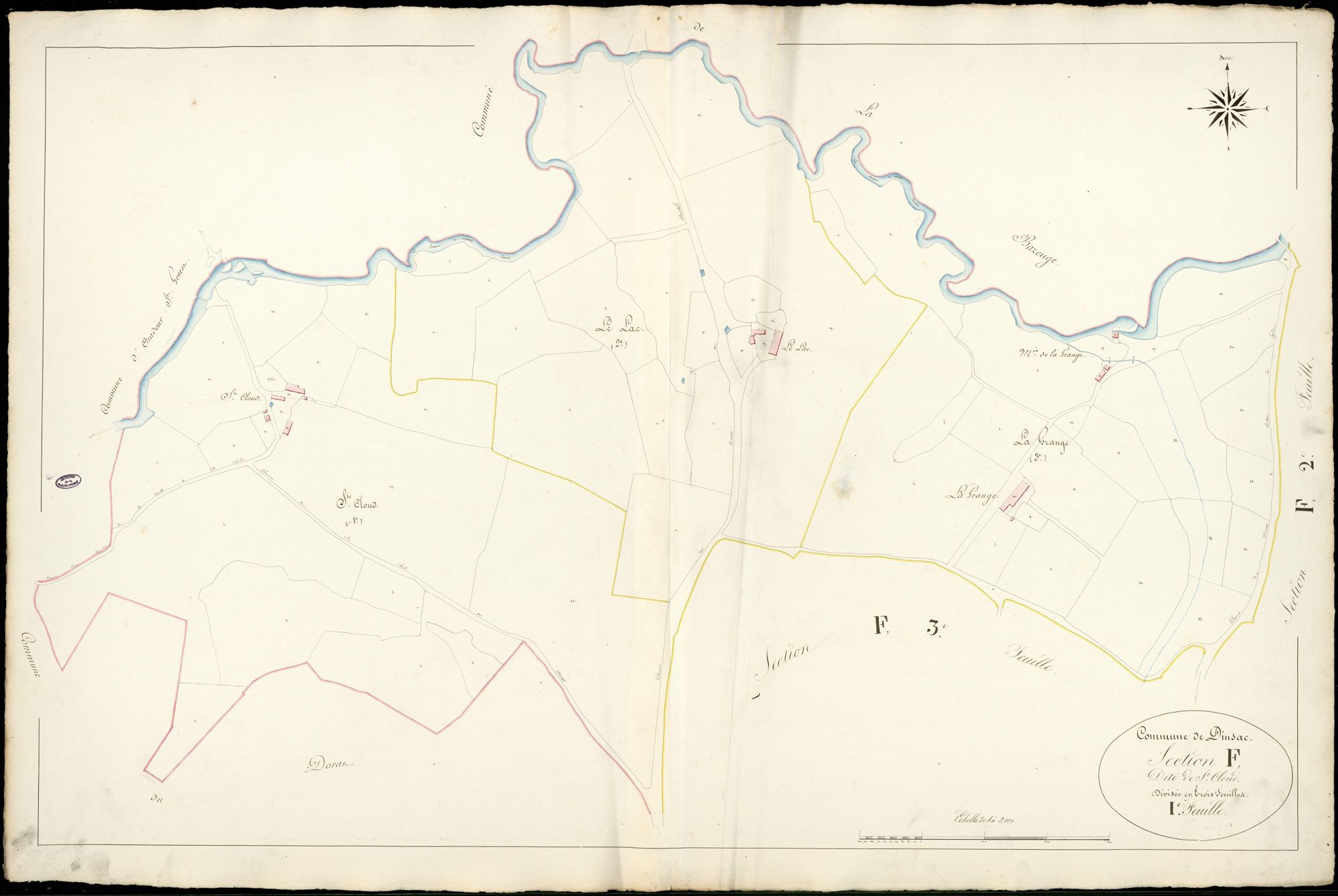 Dinsac 3 P 66 / 1 1838