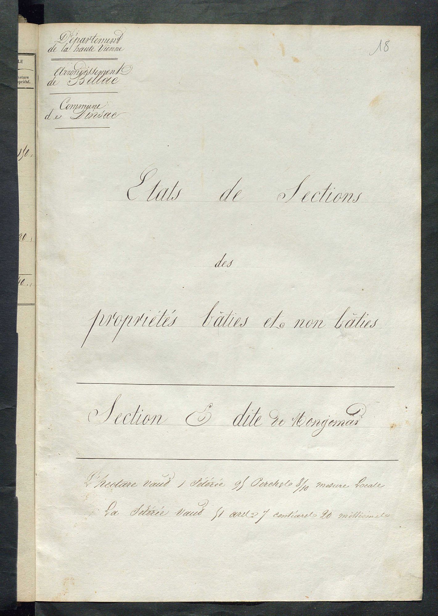 Dinsac 3 P 66 / 2 1839