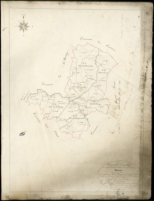 Dinsac 3 P 66 / 1 1838
