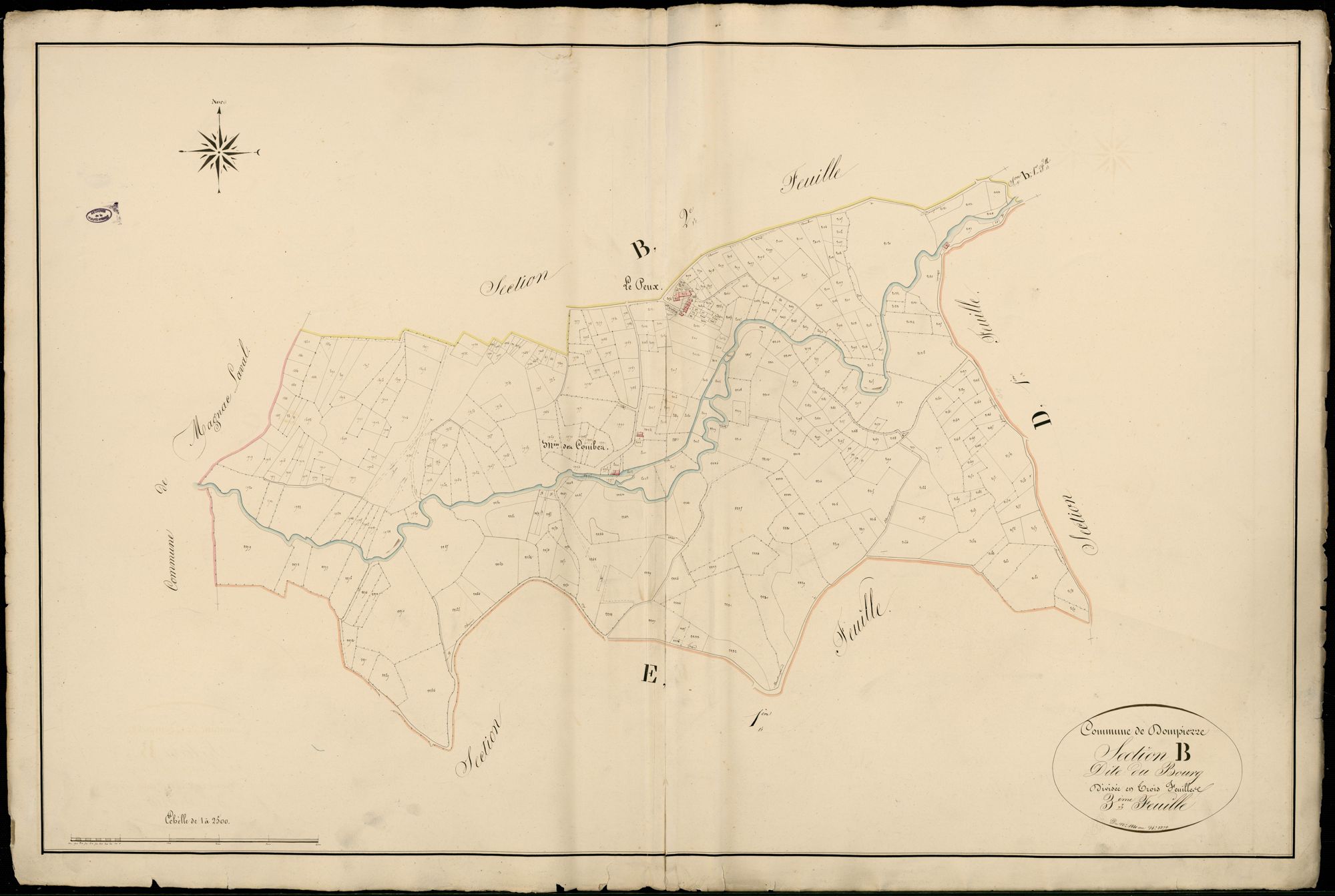 Dompierre-les-Eglises 3 P 67 / 1 1838