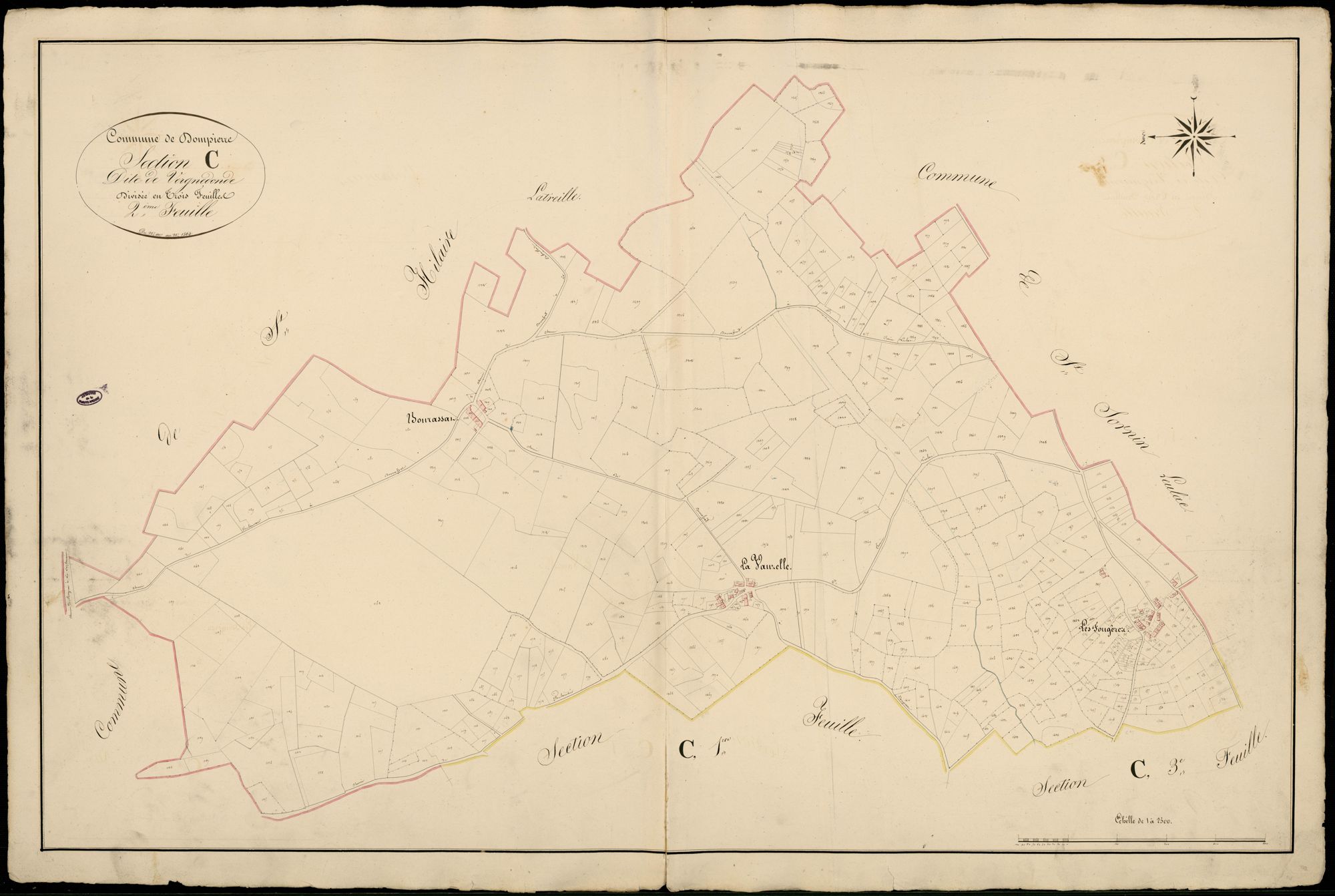 Dompierre-les-Eglises 3 P 67 / 1 1838