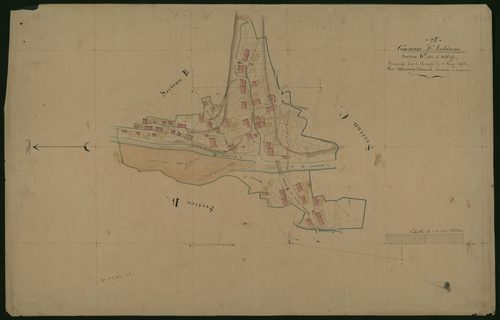 Commune d'Andelnans (5 feuilles).