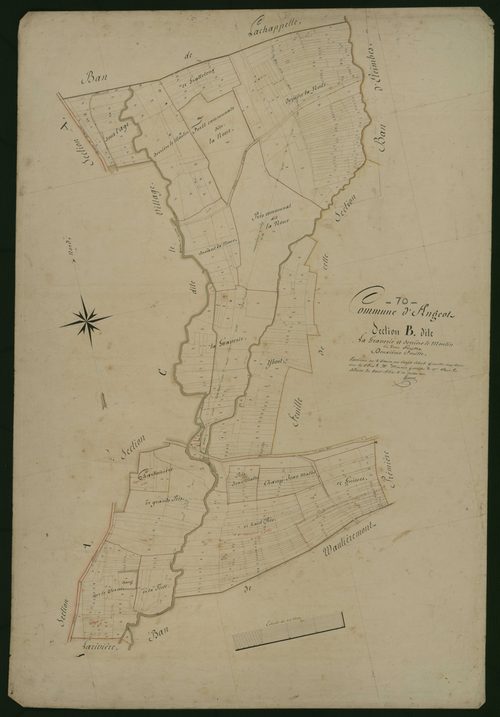 Commune d'Angeot (8 feuilles).