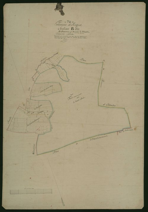 Commune d'Angeot (8 feuilles).