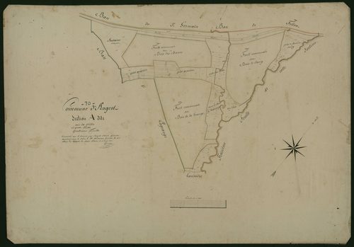 Commune d'Angeot (8 feuilles).