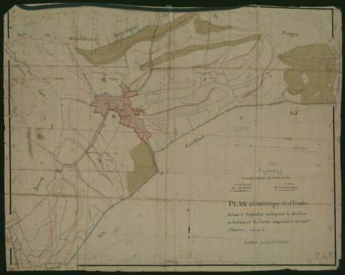 Commune d'Anjoutey (6 feuilles).