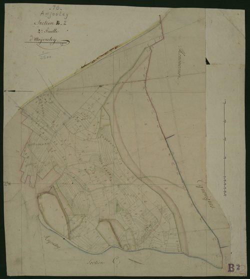 Commune d'Anjoutey (6 feuilles).