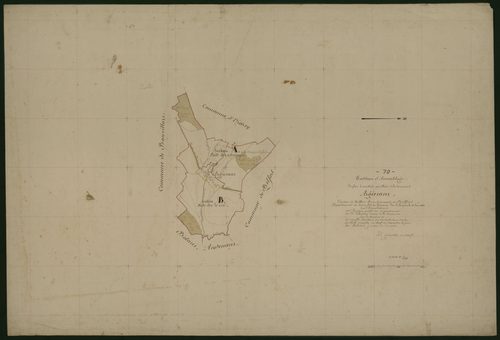 Commune d'Argiésans (4 feuilles).