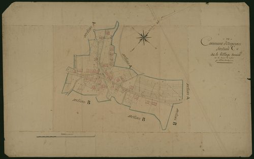 Commune d'Argiésans (4 feuilles).