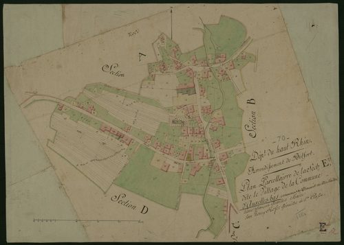 Commune d'Auxelles-Bas (8 feuilles).