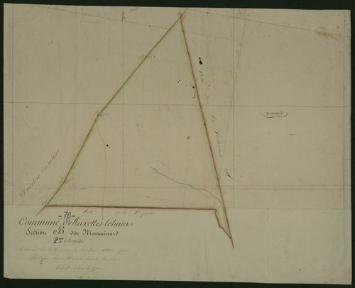 Commune d'Auxelles-Haut (6 feuilles).
