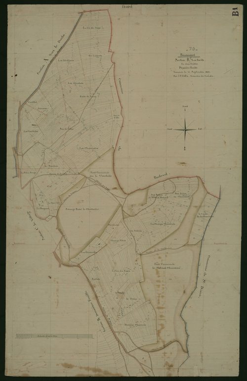 Commune de Beaucourt (7 feuilles).