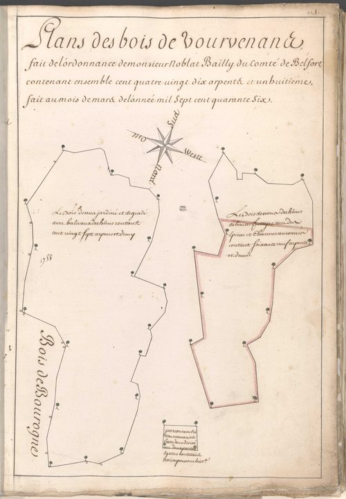 Atlas des bois de la subdélégation Belfort.