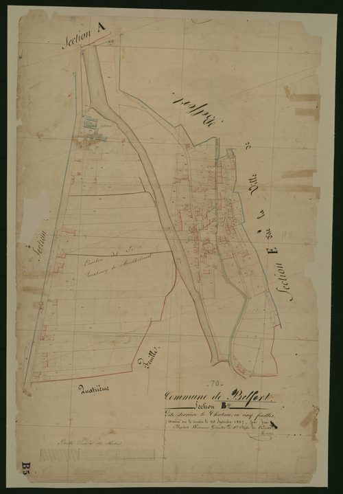Commune de Belfort (20 feuilles).