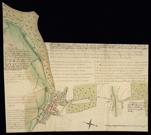 Entretien et rectifications de la route de Delle à Porrentruy par Grandvillars et Bourogne : ordonnance, rapport de l'ingénieur, requêtes, devis, état des « pionniers » et voitures nécessaires aux travaux, plans, correspondance.