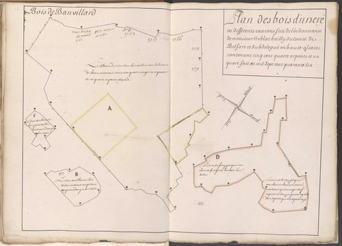 Atlas des bois de la subdélégation Belfort.
