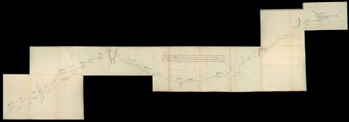 Plans de la route de Rougemont à Masevaux.