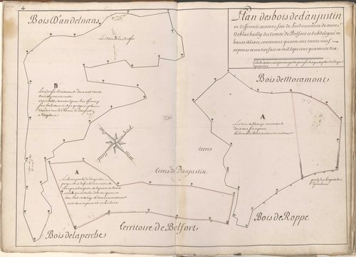 Atlas des bois de la subdélégation Belfort.