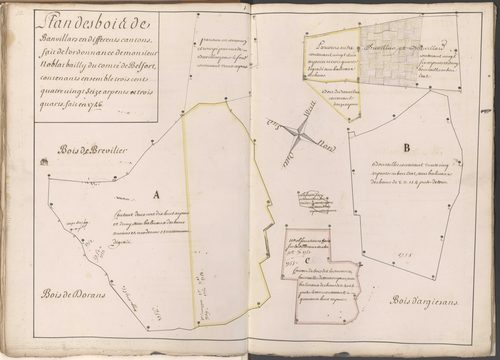 Atlas des bois de la subdélégation Belfort.
