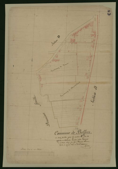 Commune de Belfort (20 feuilles).