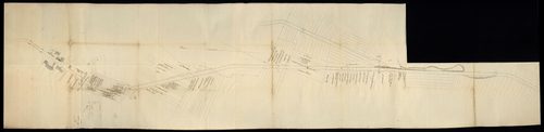 Entretien de la route de Belfort-Montbéliard : état du tracé de la nouvelle chaussée (1767), plans ([vers 1780-1786]).