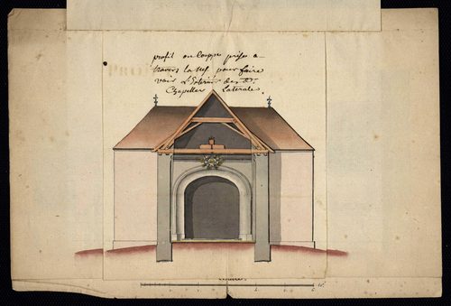 Angeot (avec 4 plans, 1774-1782), Anjoutey (1772-1776), Auxelles-Bas (1756, 1785), Chaux (avec 3 plans, 1767), Chèvremont (1787-1789), Courcelles (1776-1777), Courtelevant (1774-1776), Cunelière (1771), Essert (1780), Etueffont-Haut (1780-1788).