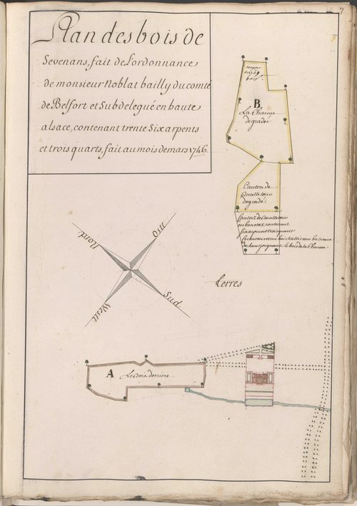 Atlas des bois de la subdélégation Belfort.
