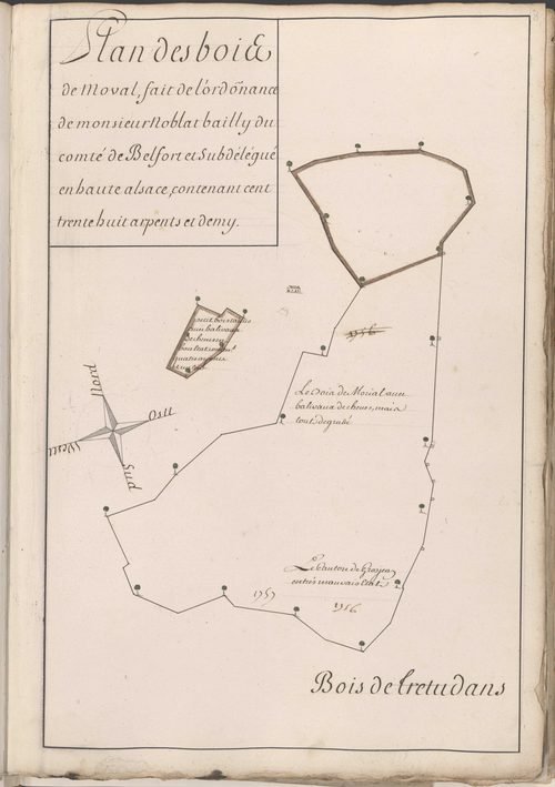 Atlas des bois de la subdélégation Belfort.