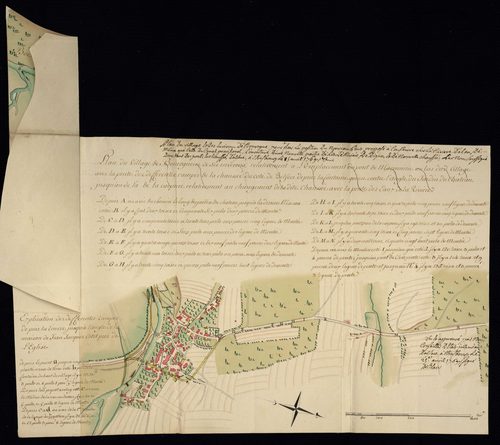 Entretien et rectifications de la route de Delle à Porrentruy par Grandvillars et Bourogne : ordonnance, rapport de l'ingénieur, requêtes, devis, état des « pionniers » et voitures nécessaires aux travaux, plans, correspondance.