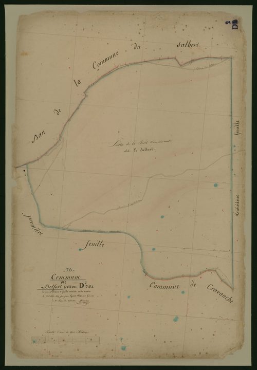 Commune de Belfort (20 feuilles).