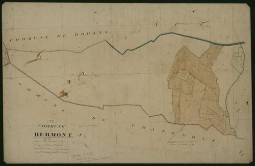 Commune de Bermont (5 feuilles).
