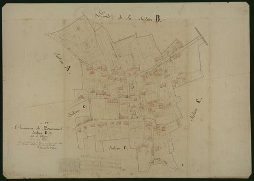 Commune de Bessoncourt (13 feuilles).