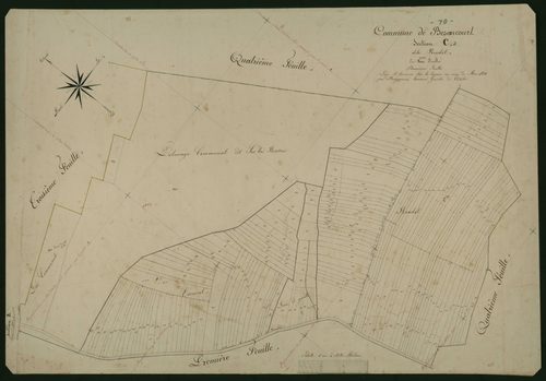 Commune de Bessoncourt (13 feuilles).
