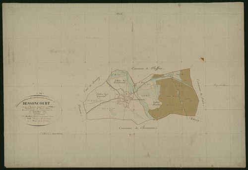 Commune de Bessoncourt (13 feuilles).