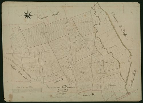 Commune de Bessoncourt (13 feuilles).