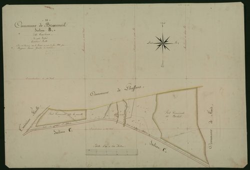 Commune de Bessoncourt (13 feuilles).