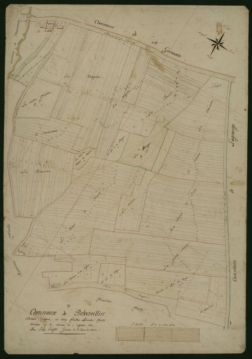 Commune de Bethonvilliers (4 feuilles).
