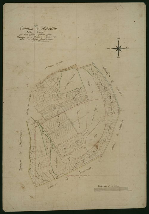 Commune de Bethonvilliers (4 feuilles).