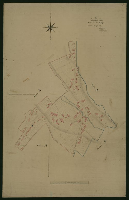 Commune de Boron (5 feuilles).