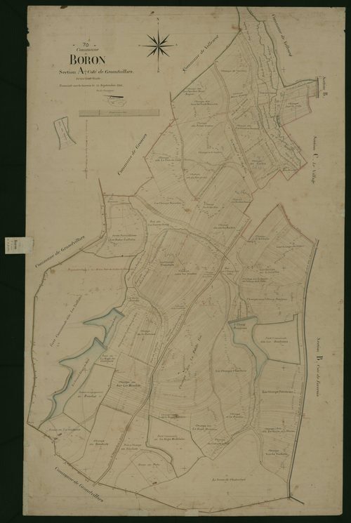 Commune de Boron (5 feuilles).