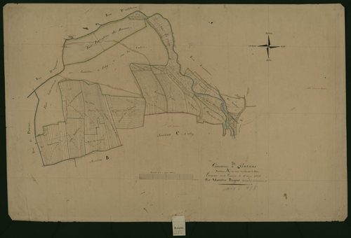 Communes de Botans (4 feuilles).