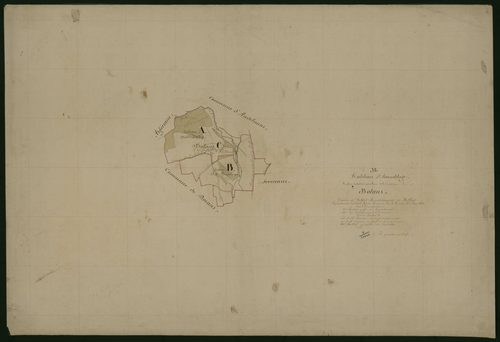 Communes de Botans (4 feuilles).